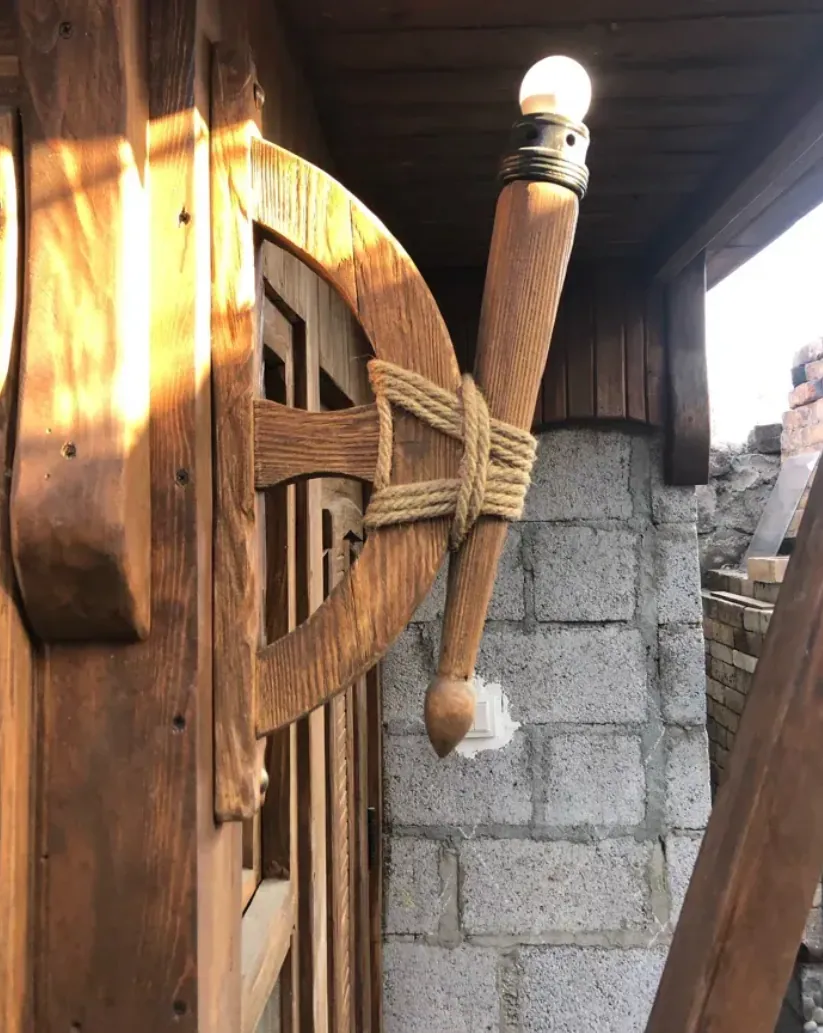Փայտից հնաոճ ջահ կպատրաստենք տարբեր տեսակի