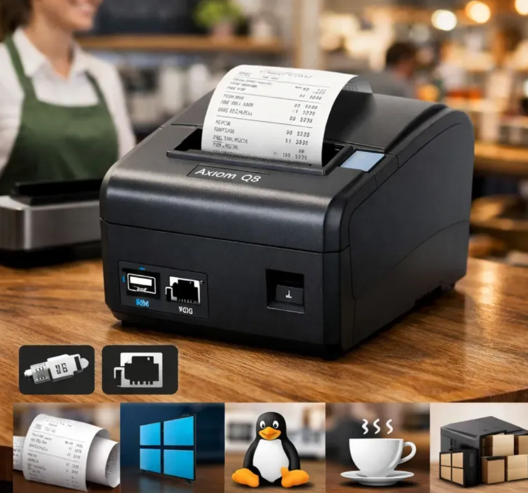 Տերմոտպիչ Գնապիտակի Label Printer usb 80 մմ