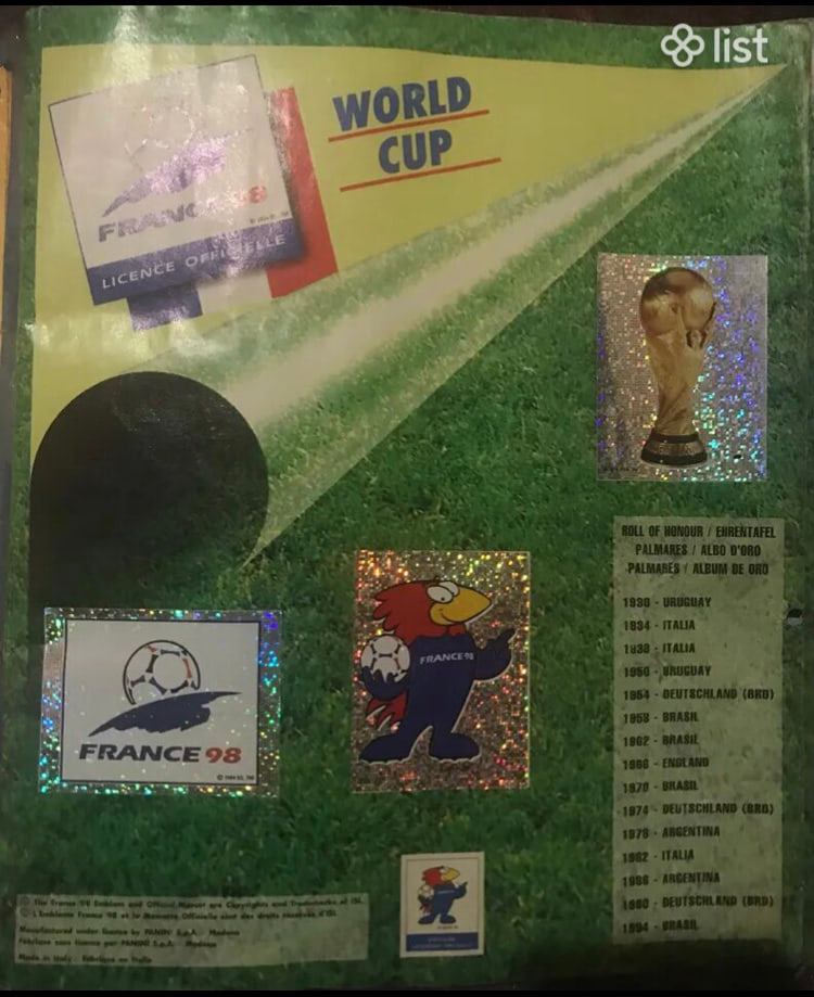 Panini 1998