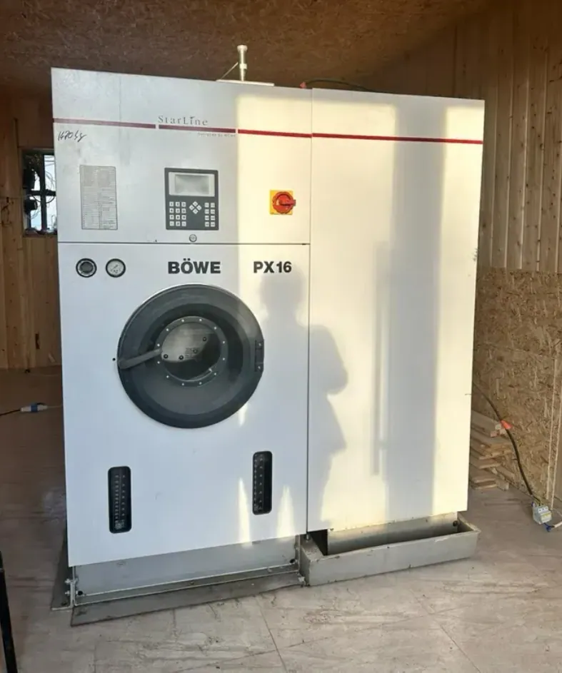 BOWE PX16 ֆիրմայի Հագուստի քիմմաքրման սարքավորում