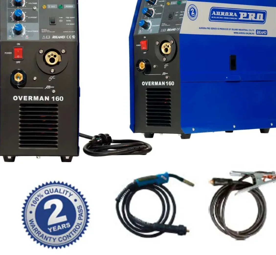 Aurora OVERMAN 160 ինվերտորային եռակցման սարք, MIG/MAG (MOSFET)