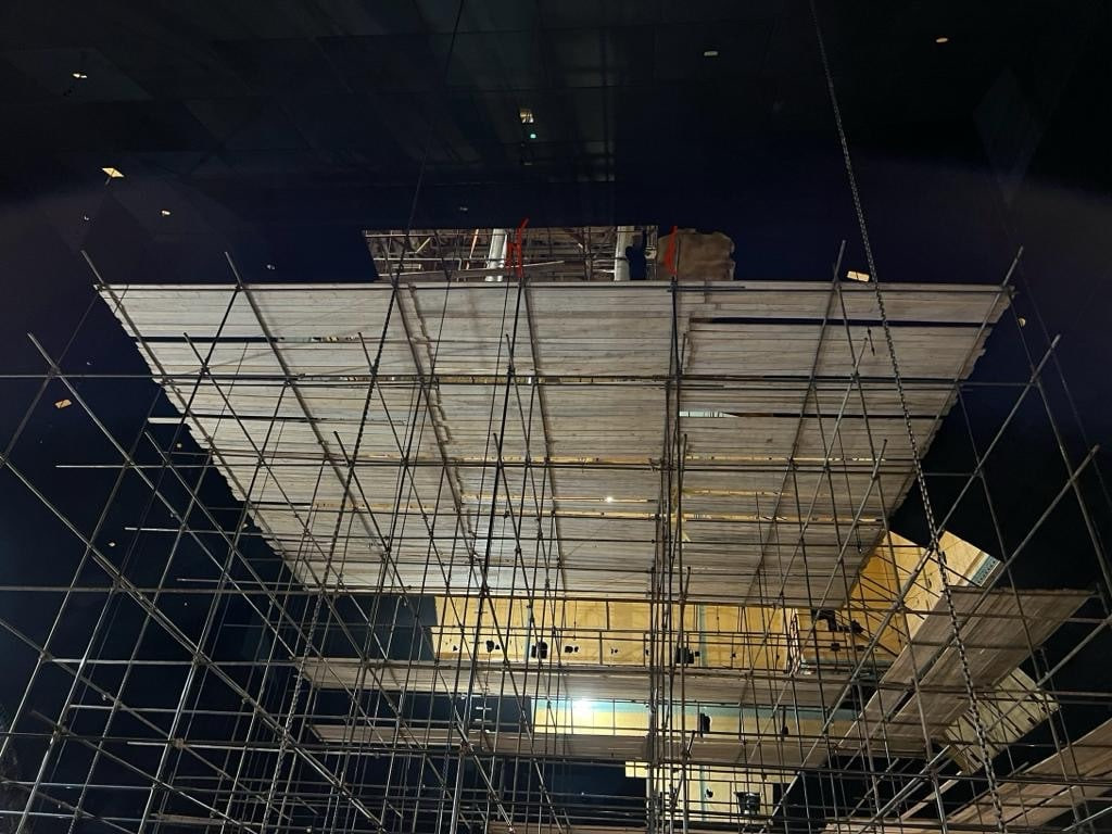 Scaffolding. Installation Dismantling