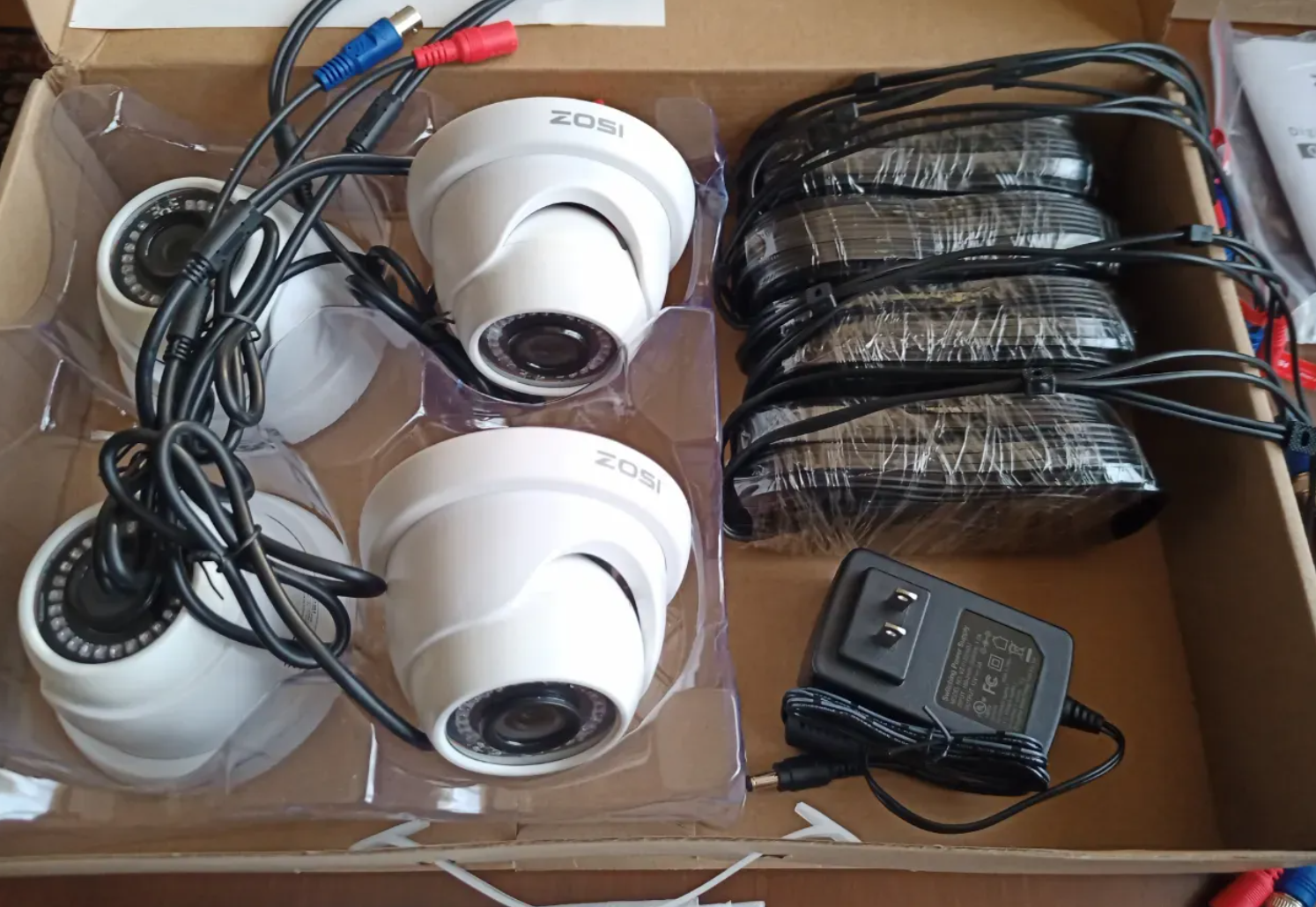 ZOSI Video Security System 4 camera DVR անվտանգության համակարգ