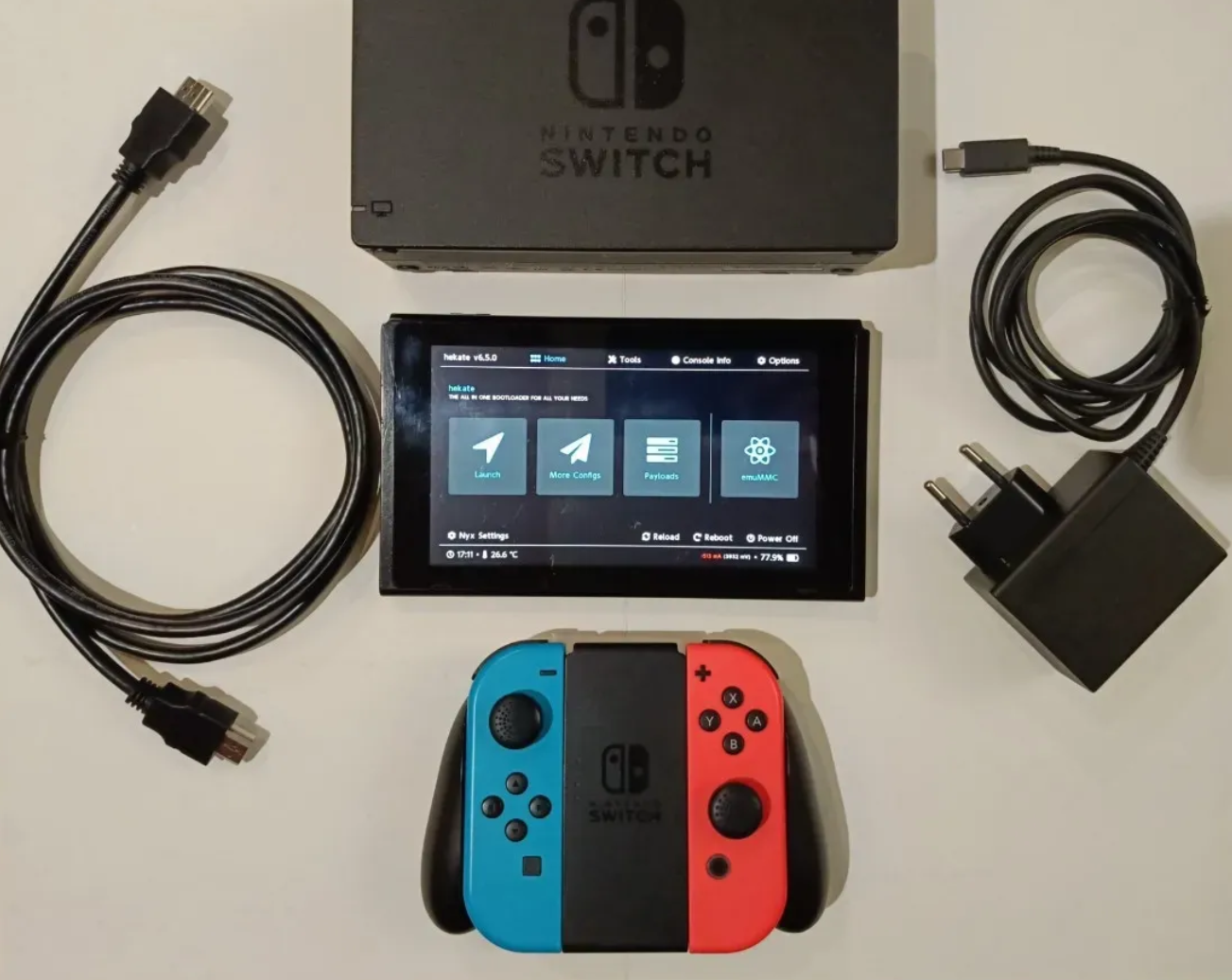 Nintendo switch պրաշիվկա արված, прошитая