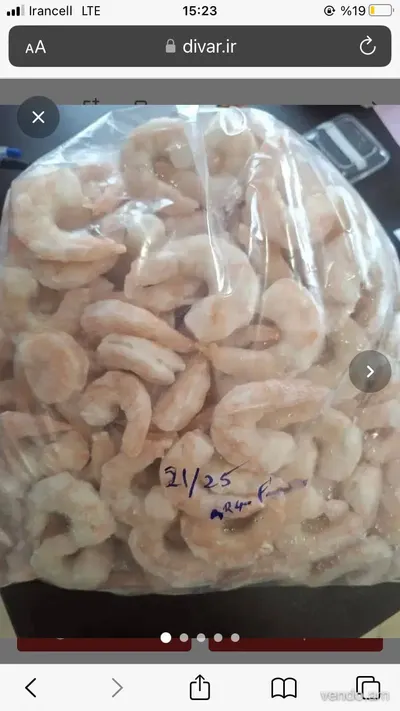 Fresh shrimp