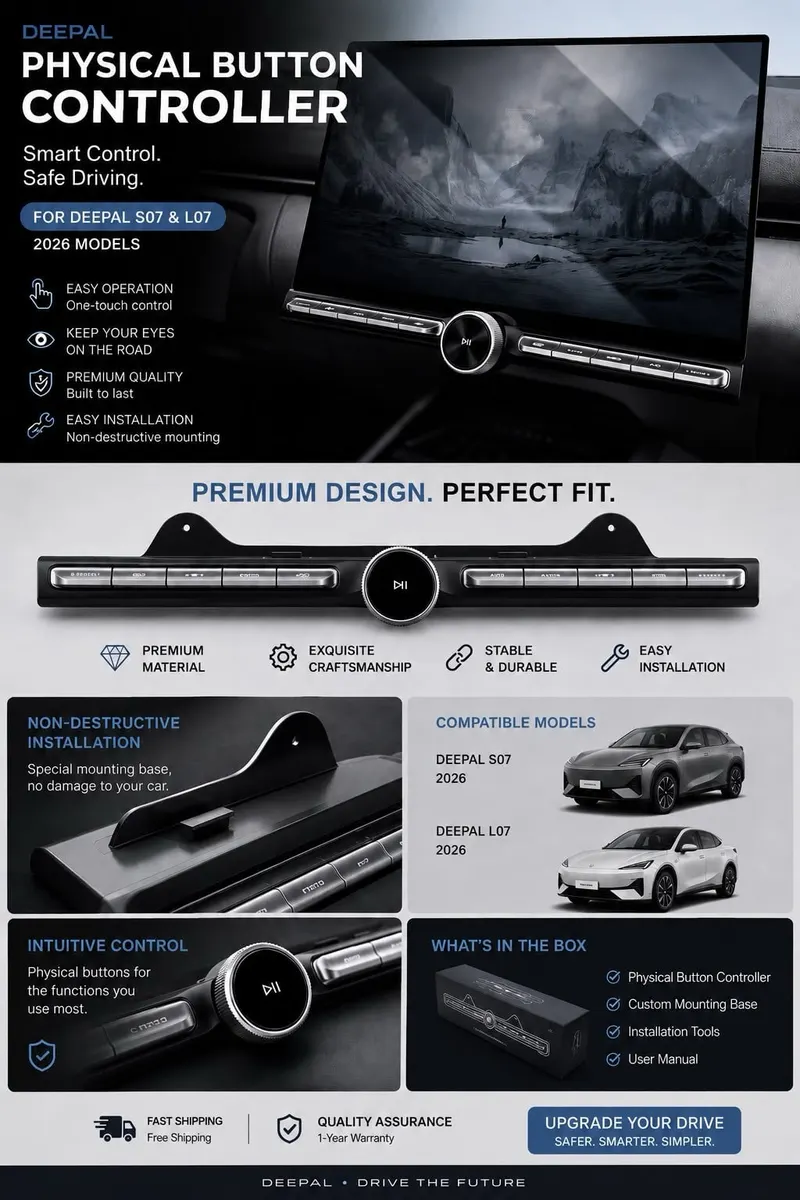 Changan-ի գործարանային ֆիզիկական կոճակներ DEEPAL S07 և L07 2026 մոդելն