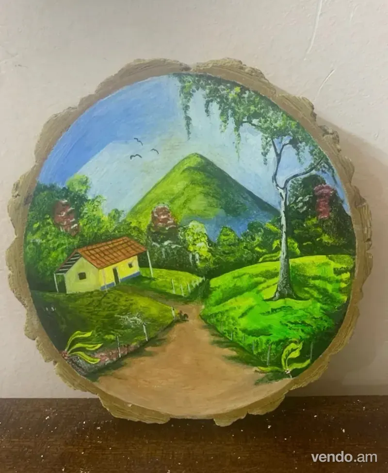 Canvas, meticulous handwork